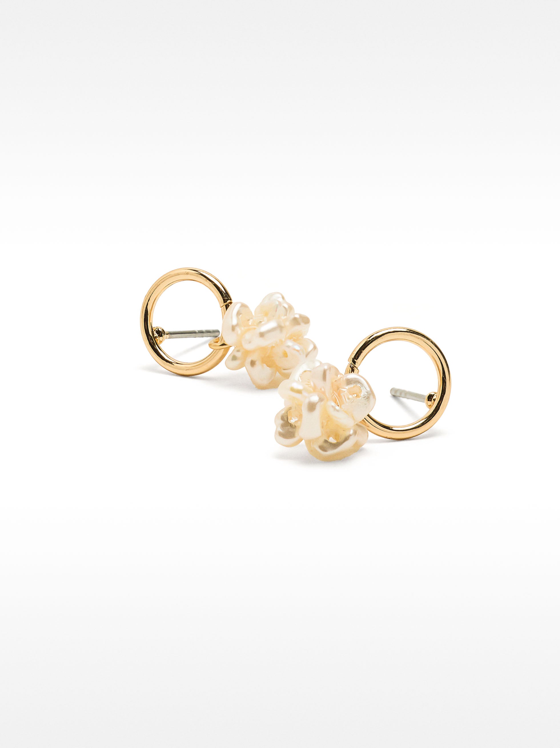 Aretes Con Perla De Agua Dulce