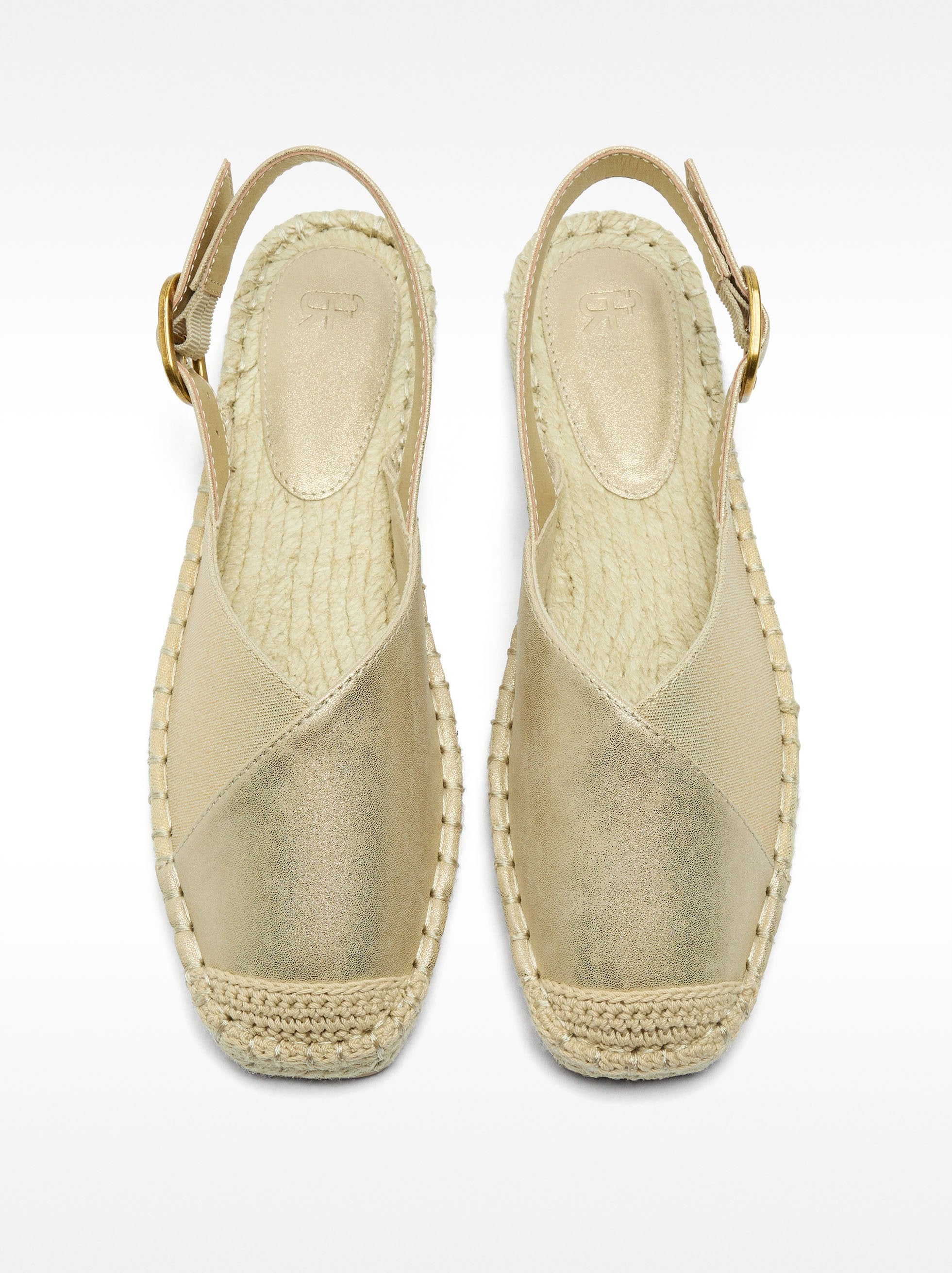 Alpargatas Metalizada Con Fivela