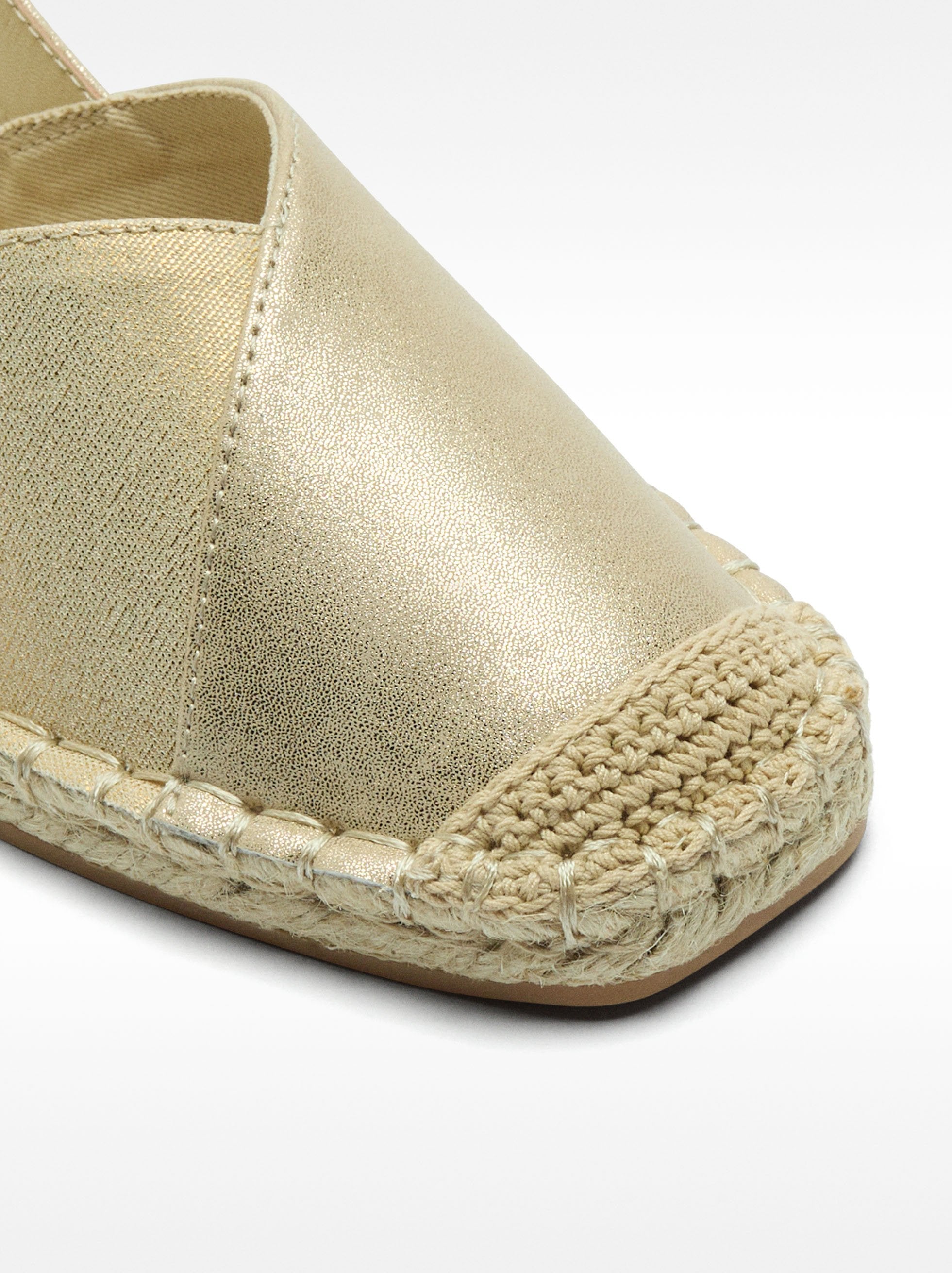 Alpargatas Metalizada Con Fivela