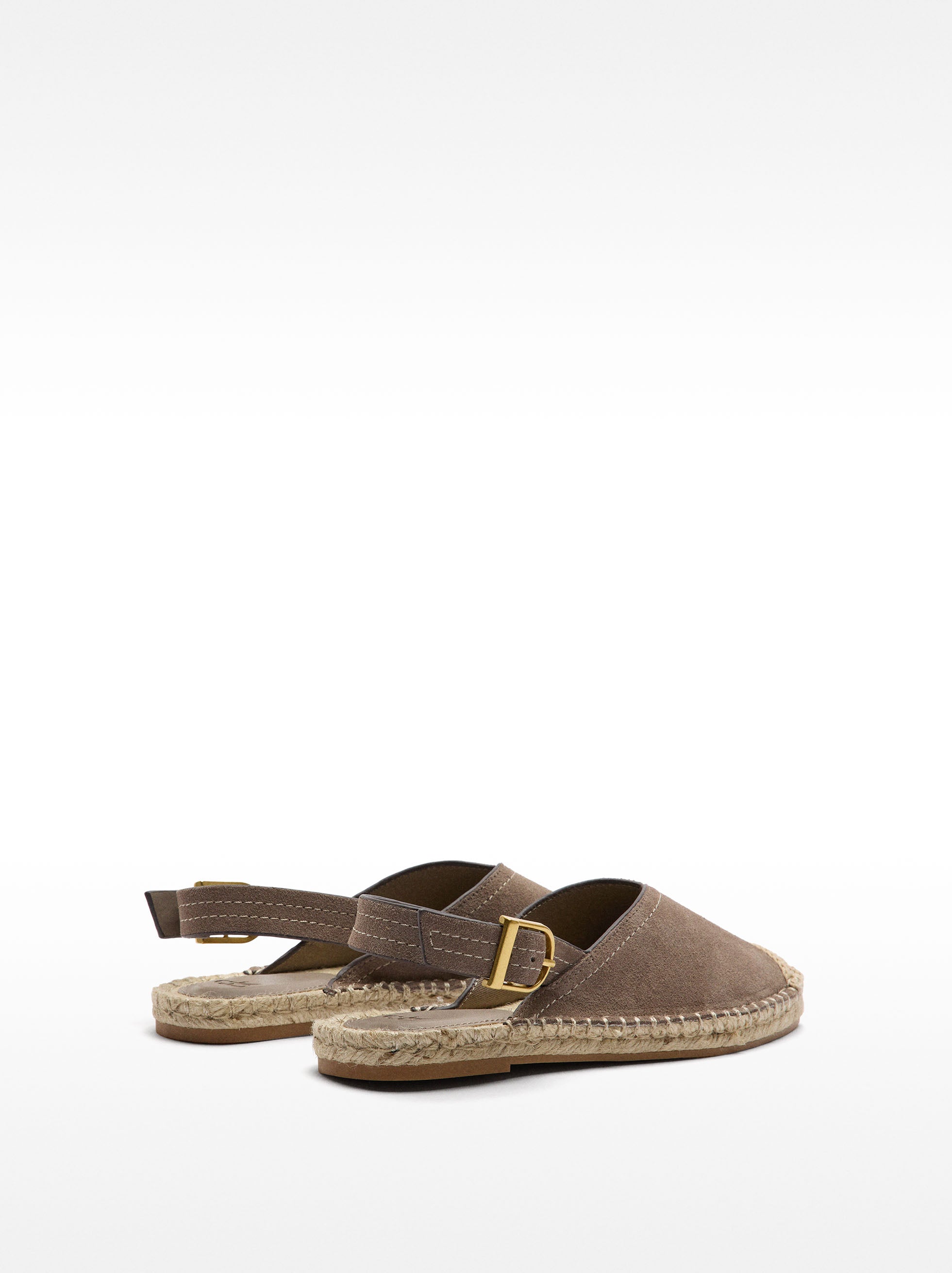 Alpargatas De Piel Hebilla