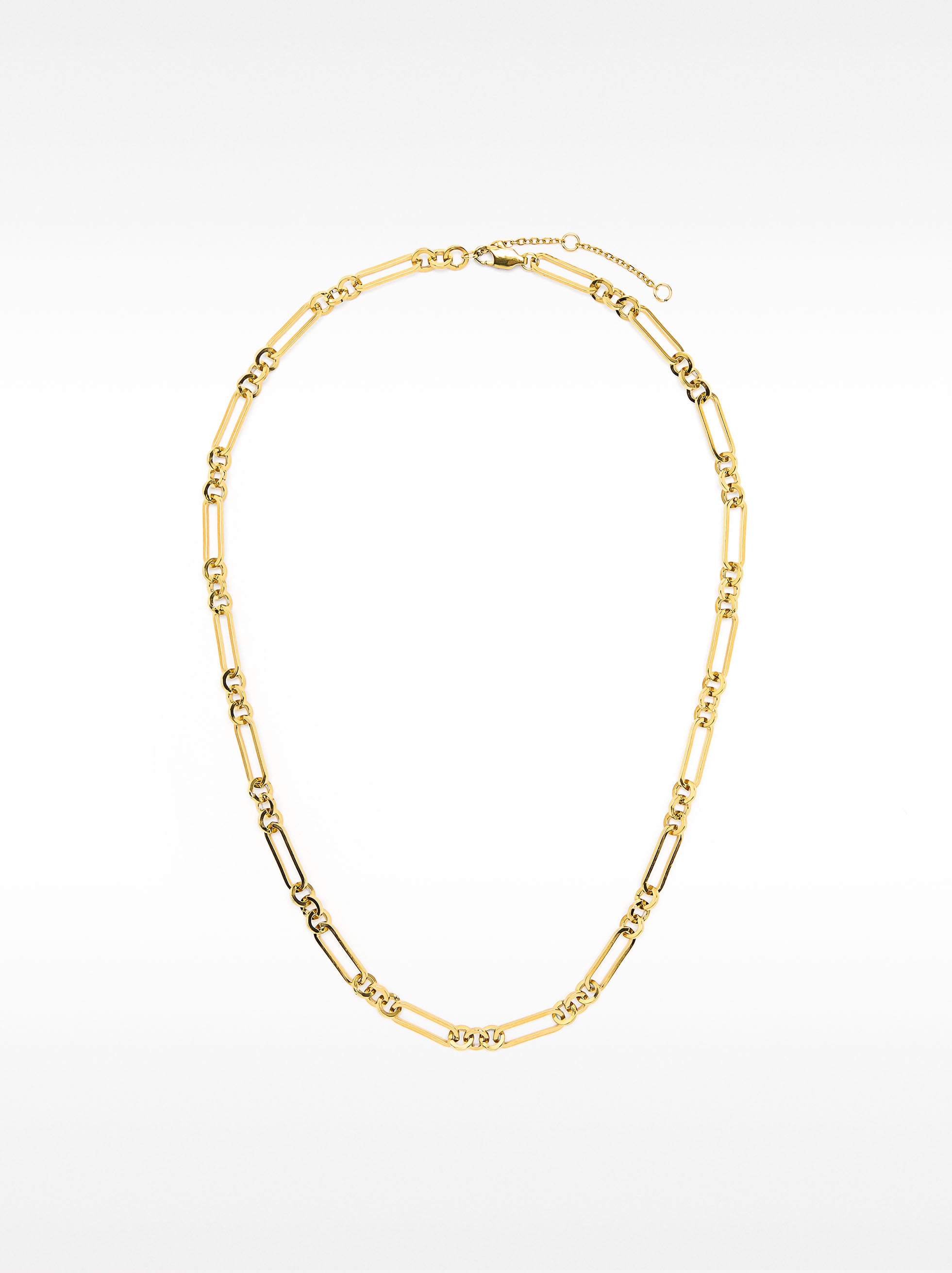 Collar Corto De Eslabones - Acero Inoxidable