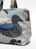 Bolso Shopper De Nylon Estampado
