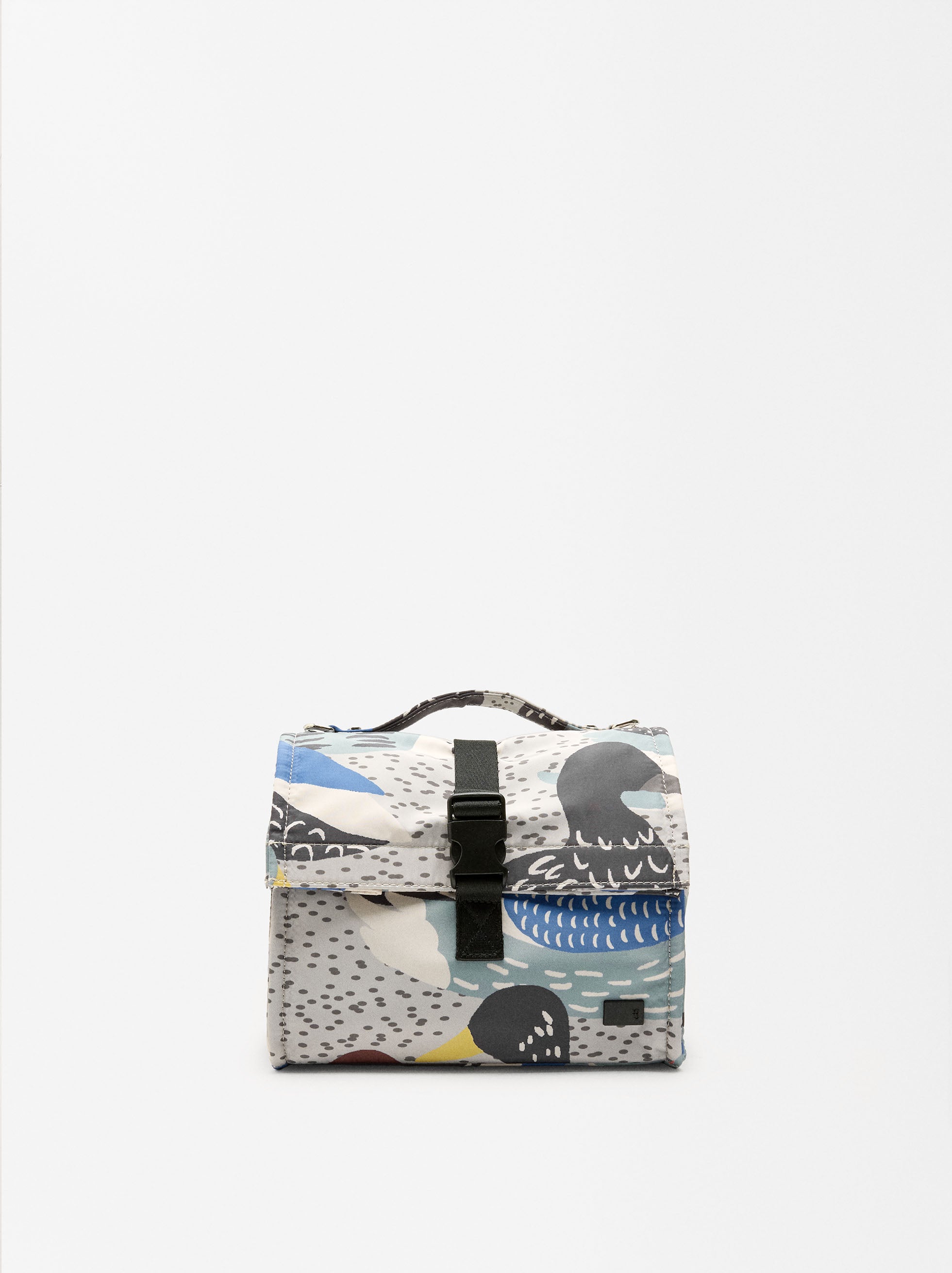 Bolsa Porta-Alimentos De Nylon Estampada