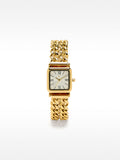 Reloj Cuadrado Con Pulsera De Cadena