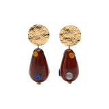 Pendientes Largos Con Vidrio
