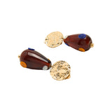 Pendientes Largos Con Vidrio