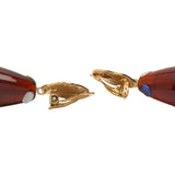 Pendientes Largos Con Vidrio