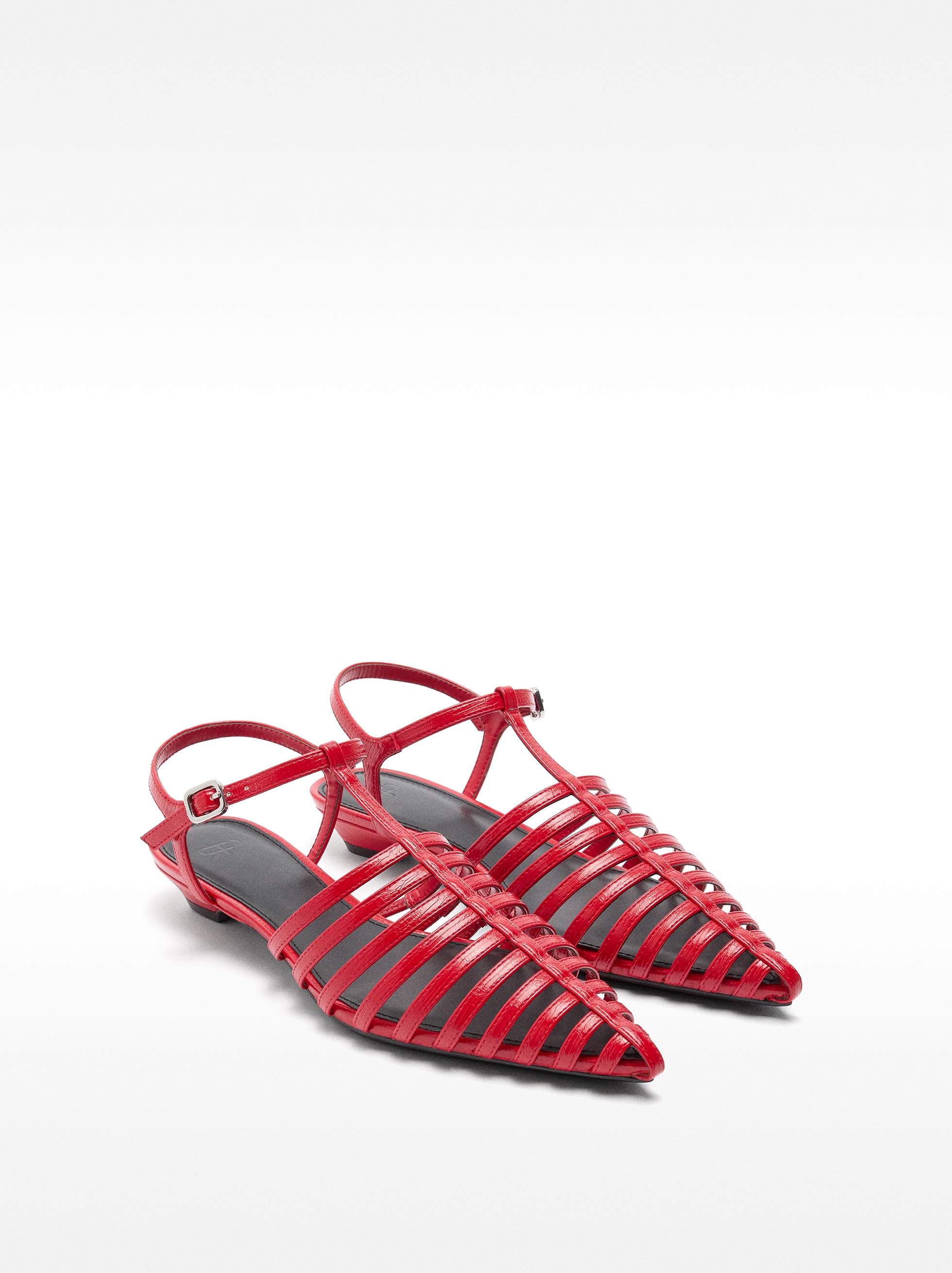 Sandalias De Tacón Cangrejeras