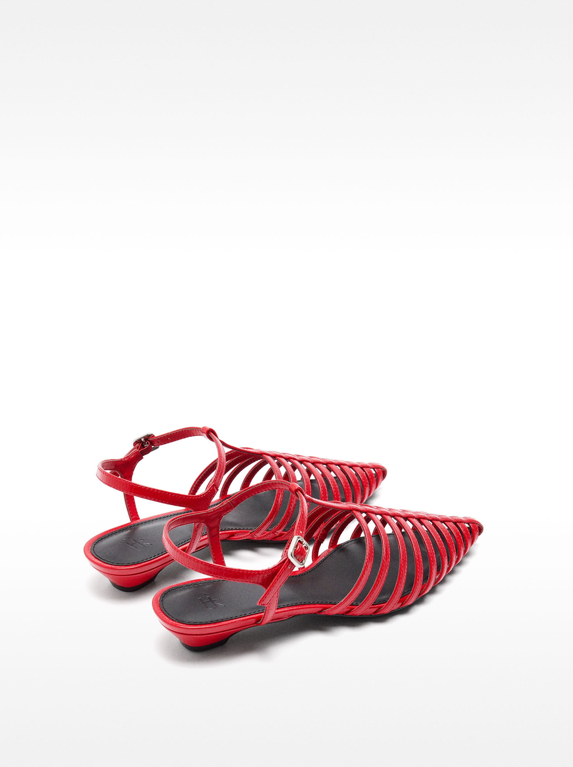 Sandalias De Tacón Cangrejeras