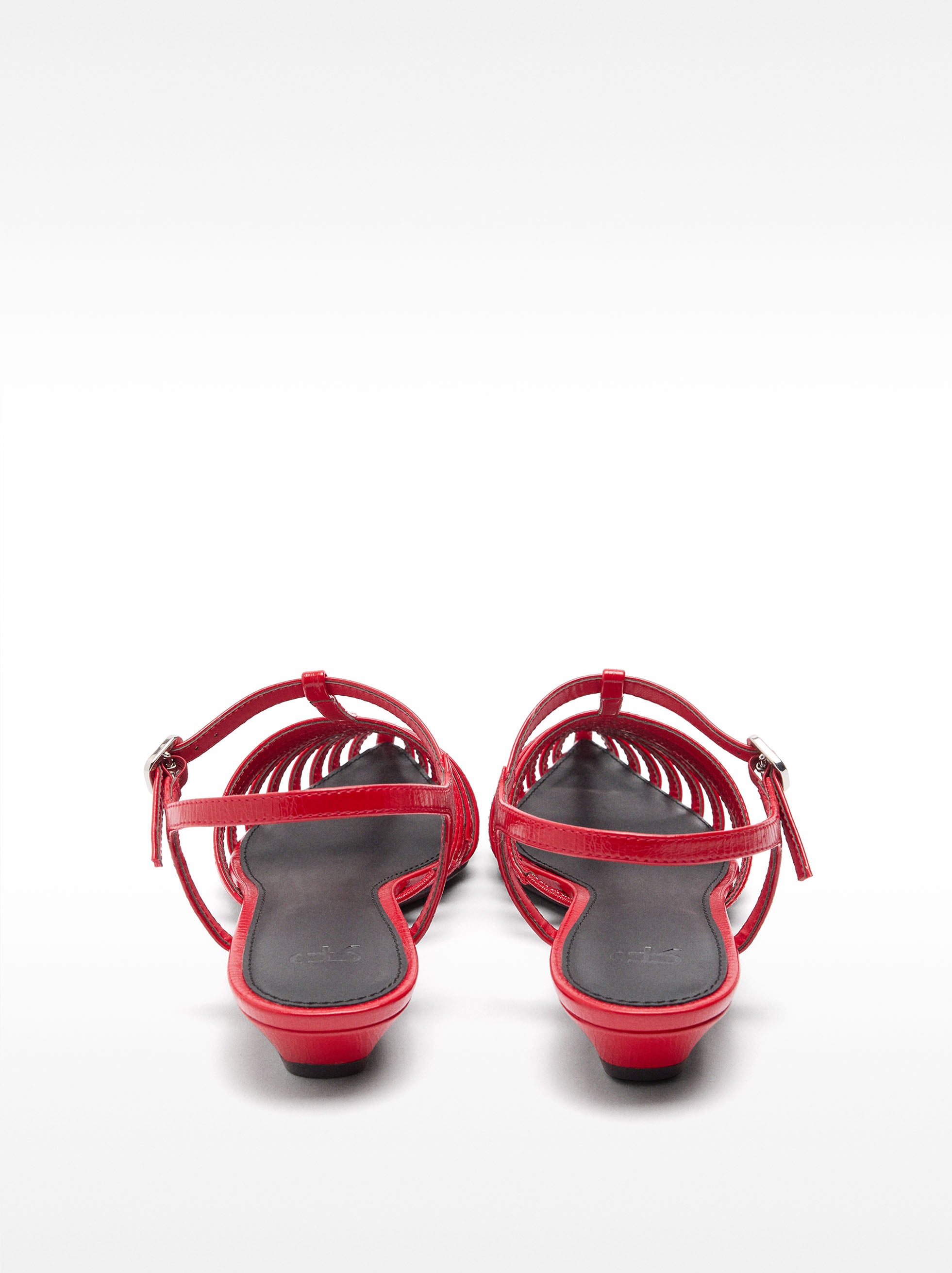 Sandalias De Tacón Cangrejeras