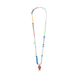 Collar Con Cuentas Y Colgante De Pez