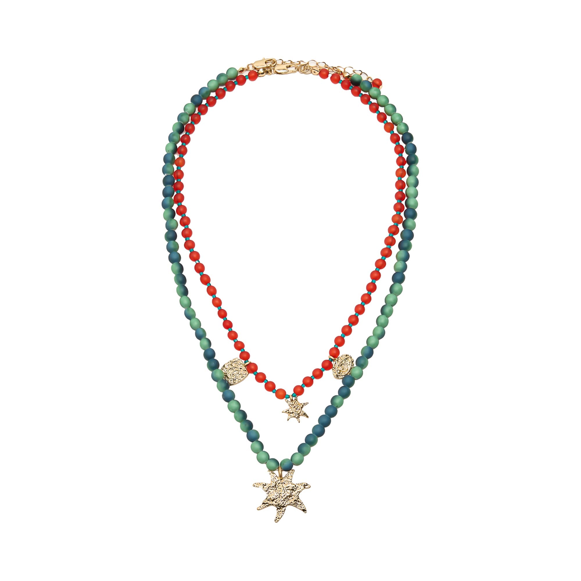 Set De Collares Con Cuentas