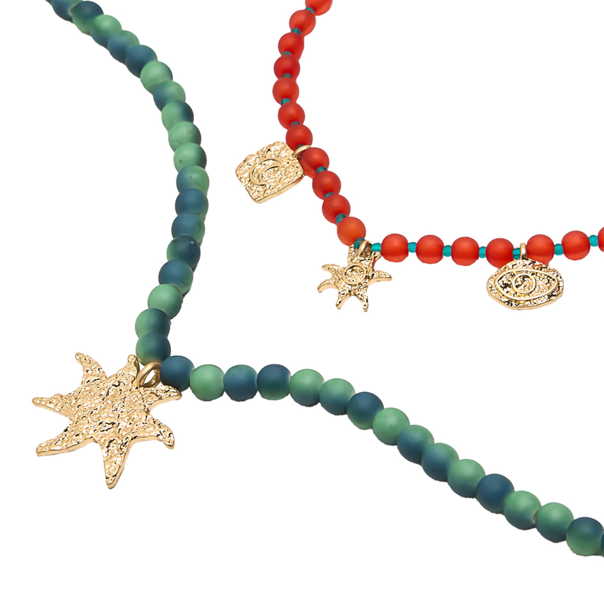 Set De Collares Con Cuentas