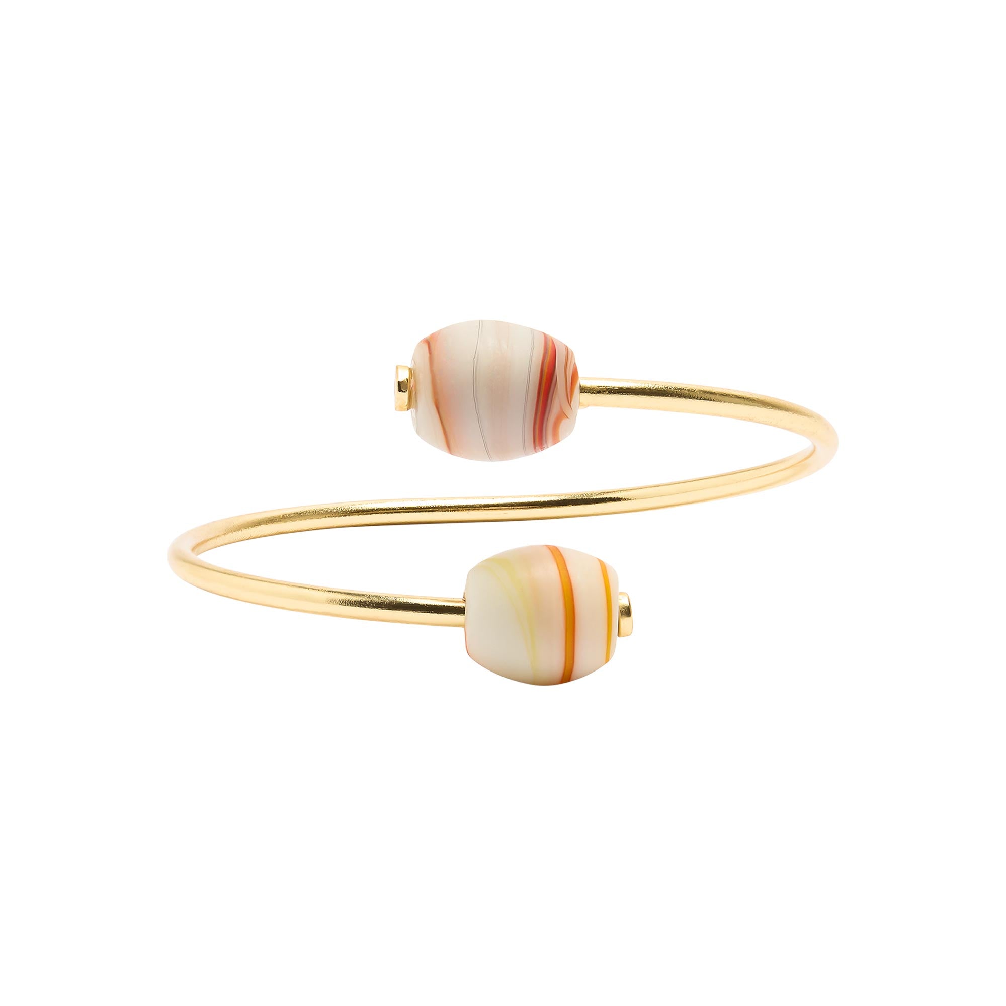 Pulsera De Cuentas Con Efecto Piedra