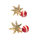 Pendientes De Cuentas Multicolores