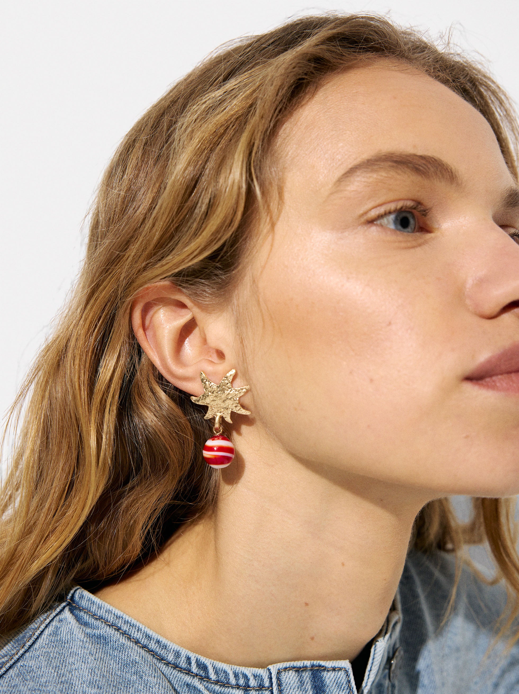 Aretes De Cuentas Multicolores