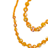 Collar De Cuentas De Vidrio Ojos