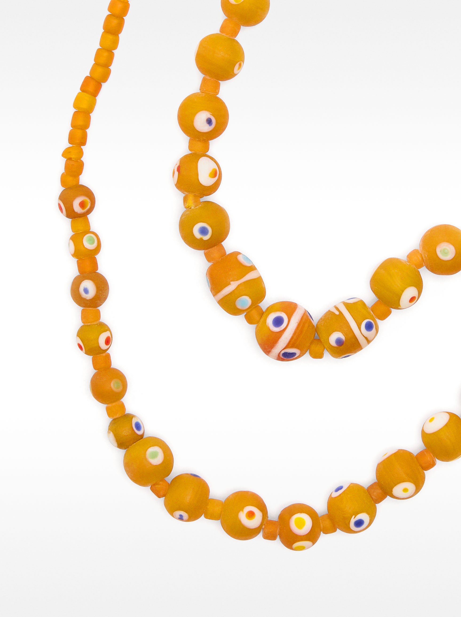 Collar De Cuentas De Vidrio Ojos