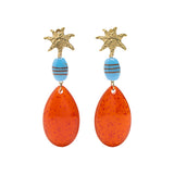 Pendientes Largos Con Estrella