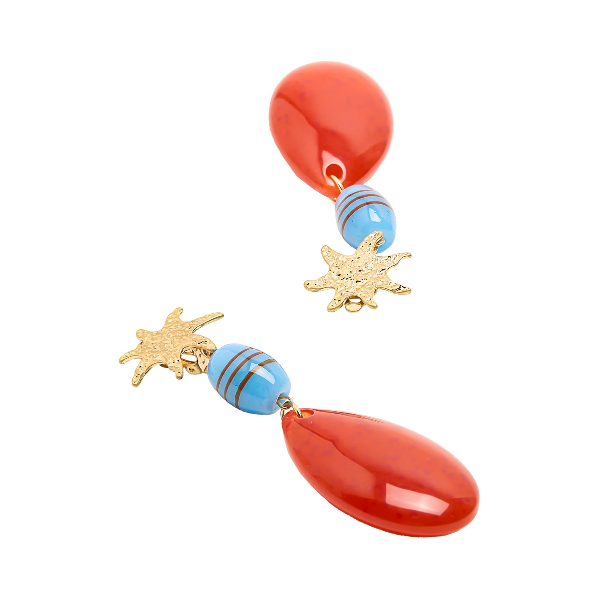 Pendientes Largos Con Estrella