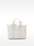 Bolso Tote De Efecto Nylon Con Asa Bandolera