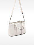 Bolso Tote De Efecto Nylon Con Asa Bandolera