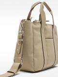 Bolso Tote De Efecto Nylon Con Asa Bandolera