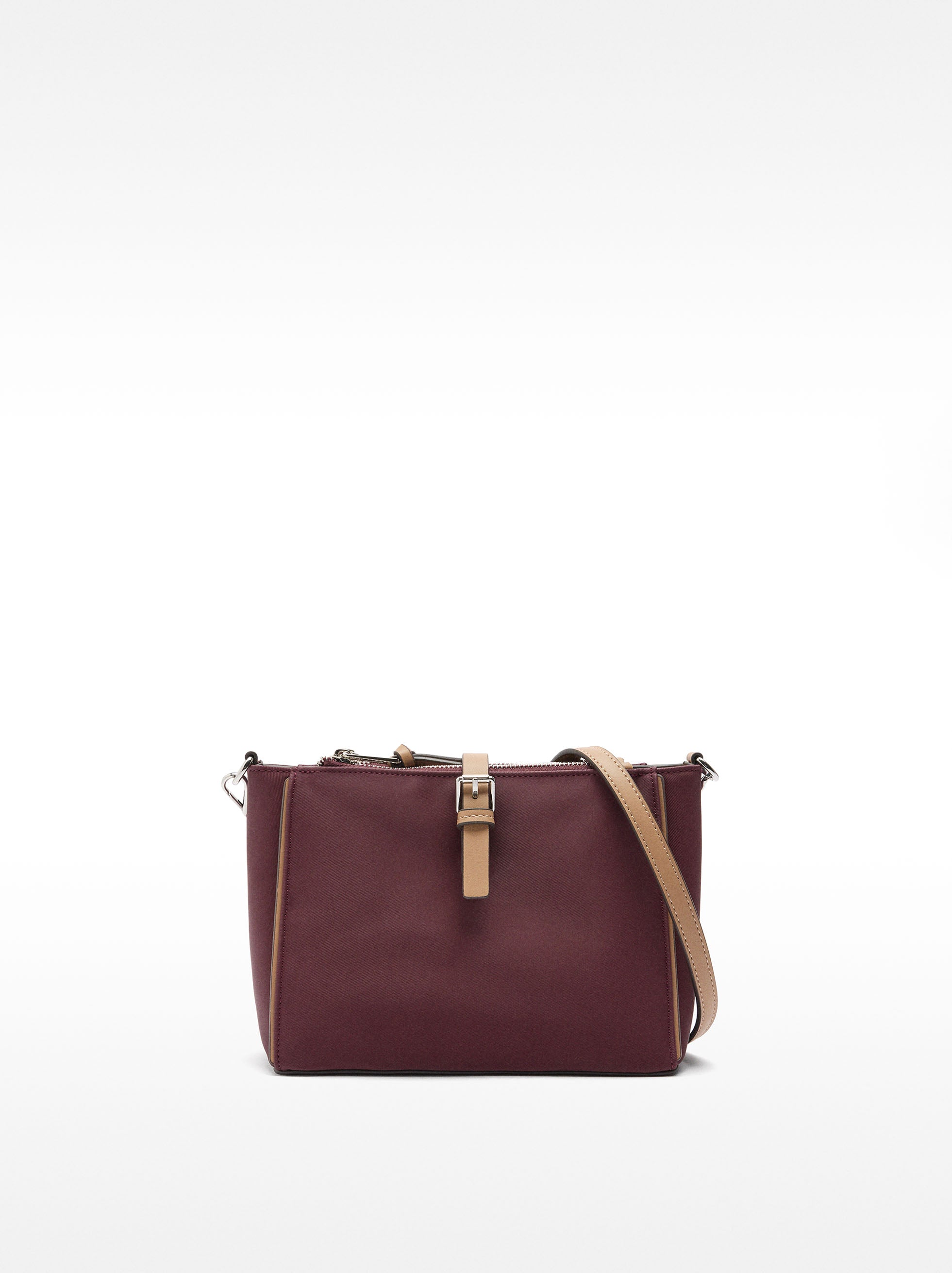 Cartera De Hombro De Efecto Nylon