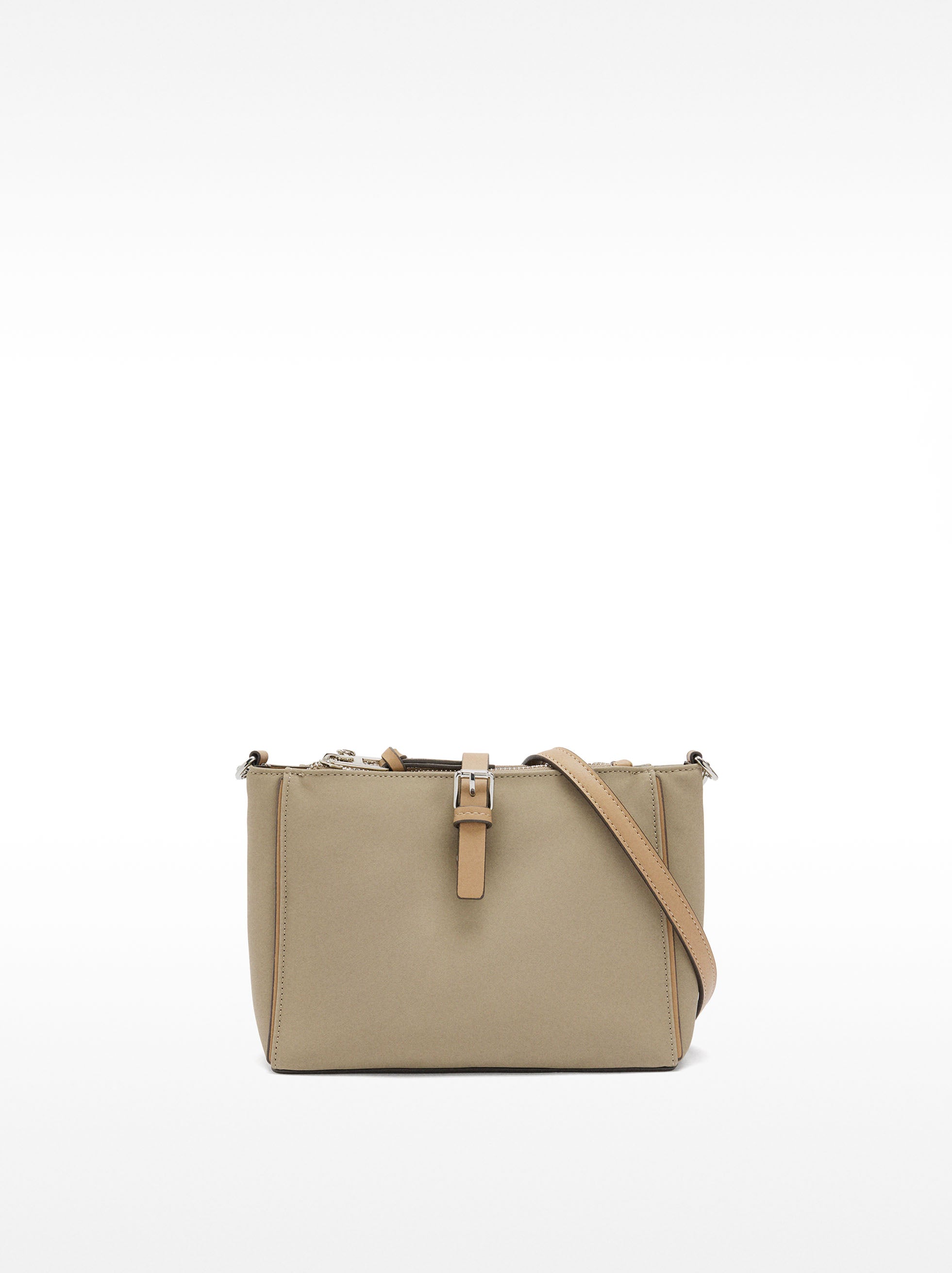 Cartera De Hombro De Efecto Nylon