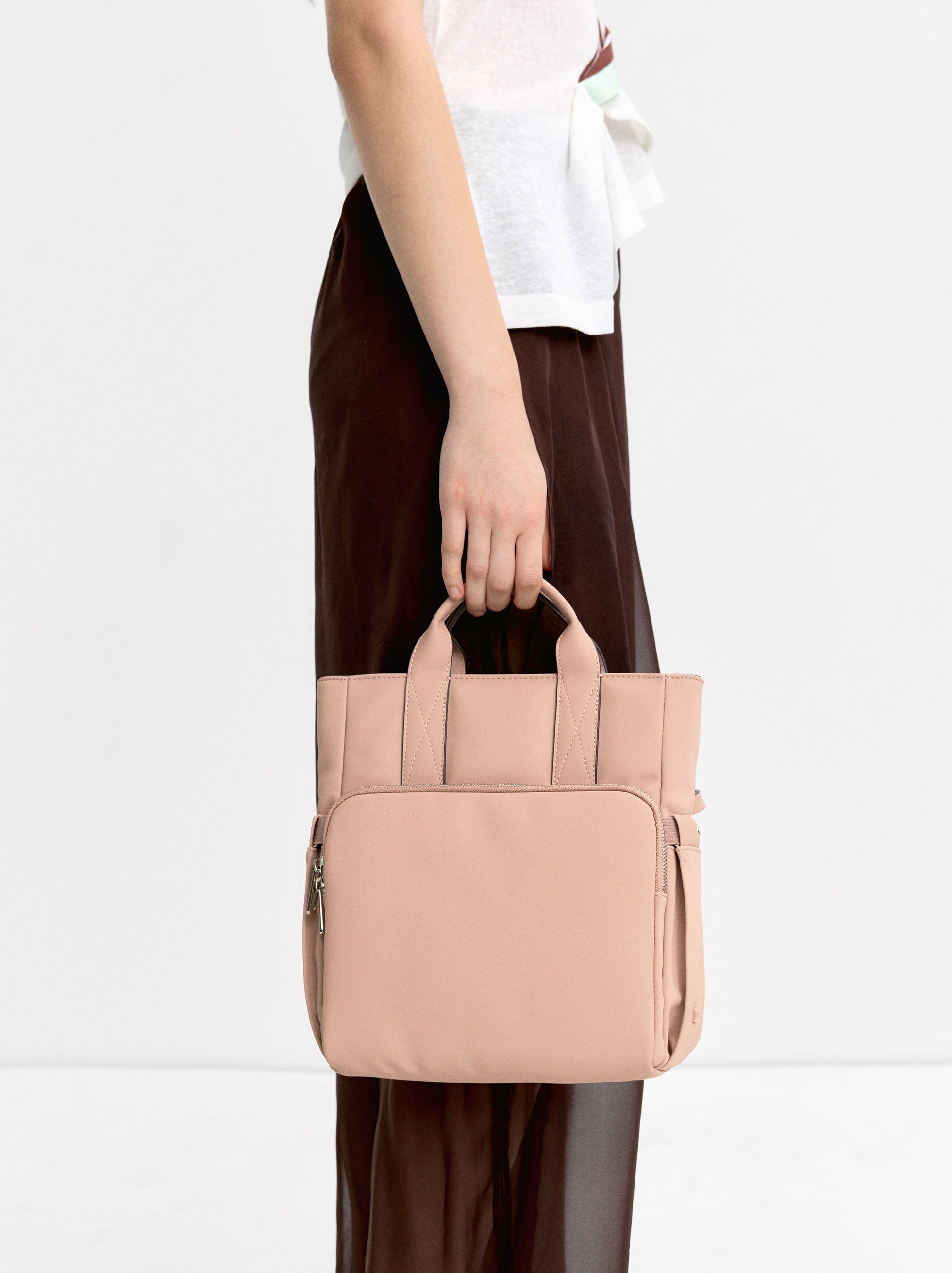 Mochila De Efecto Nylon