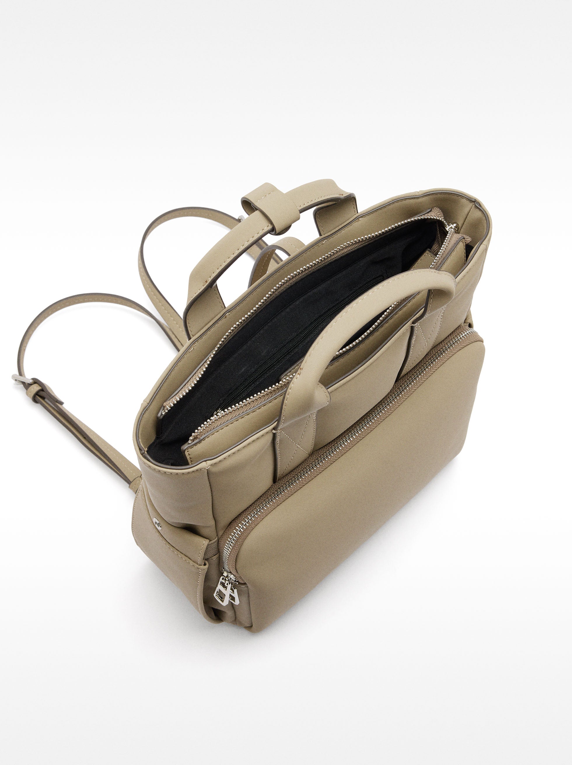 Mochila De Efecto Nylon