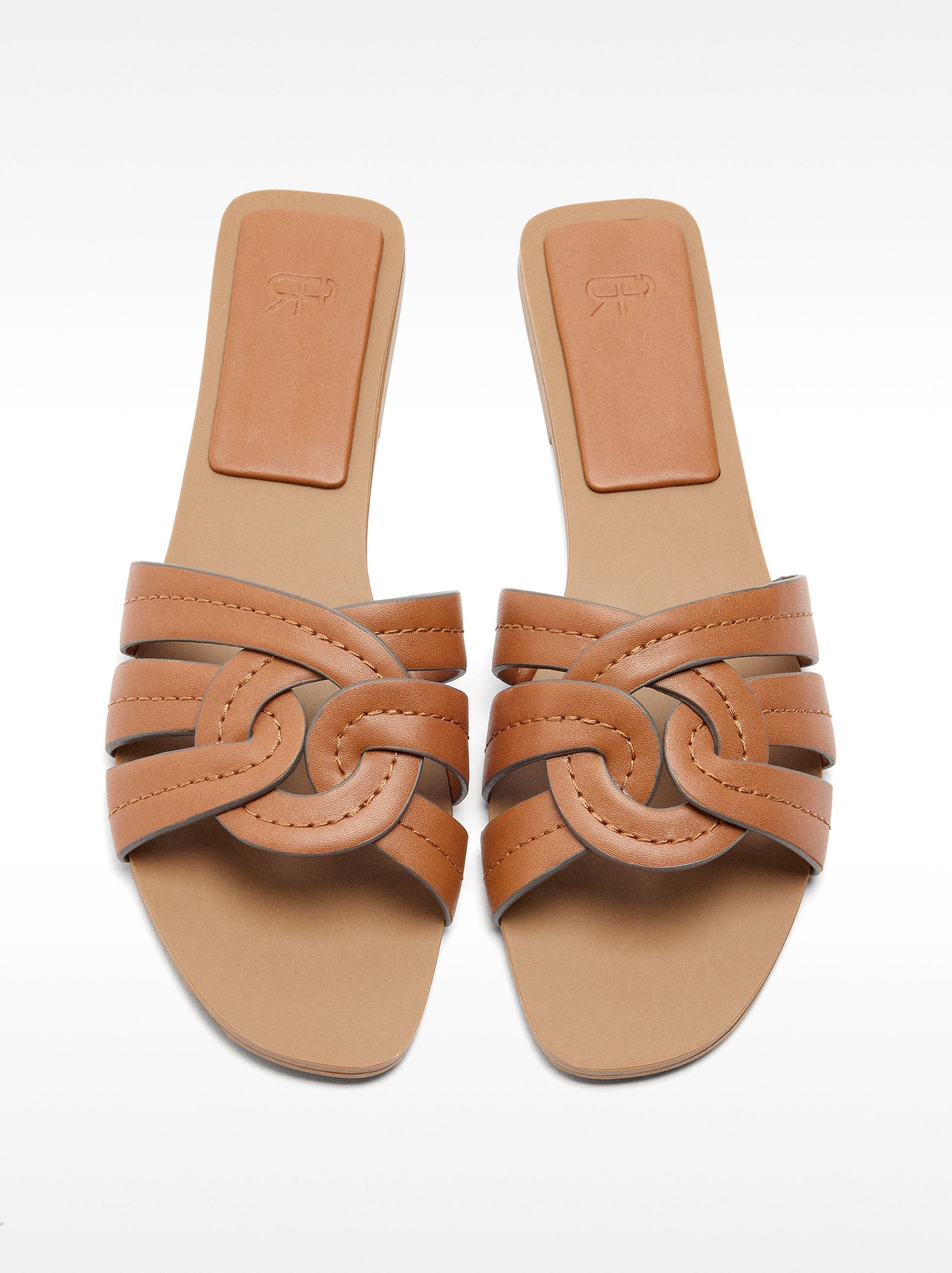 Sandalias Planas Cruzadas