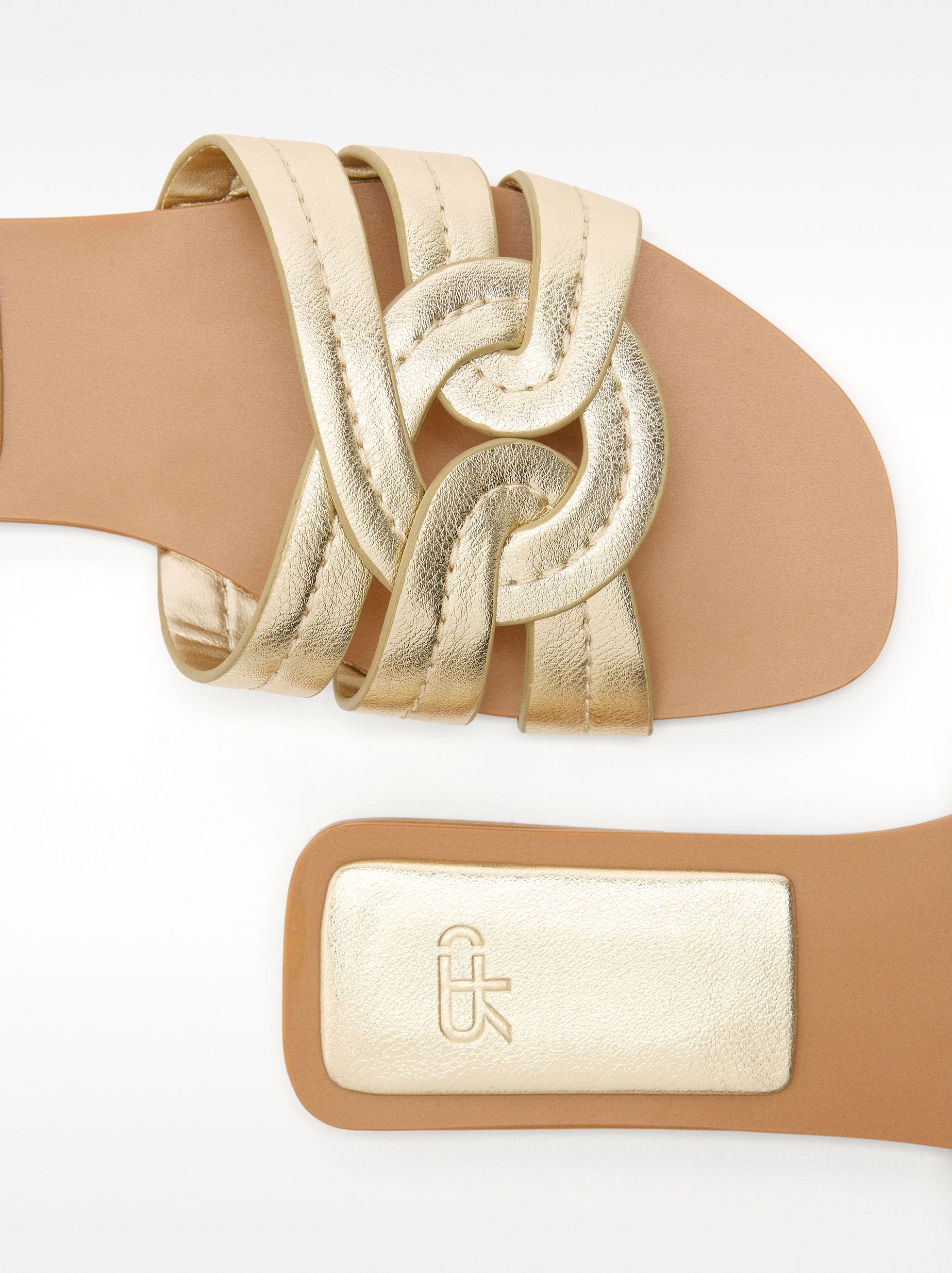 Sandalias Planas Cruzadas