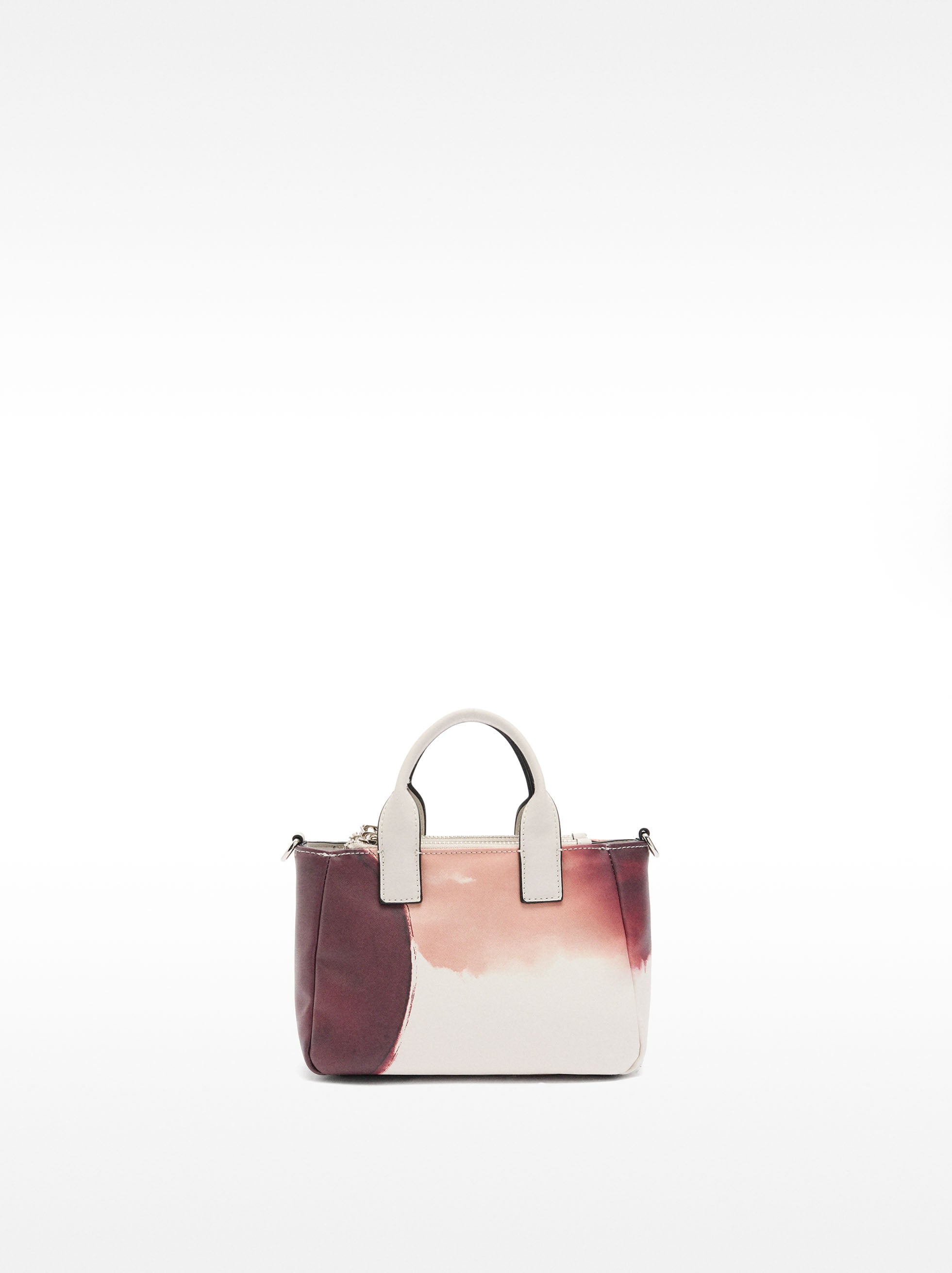 Bolso Tote Con Efecto Acuarela