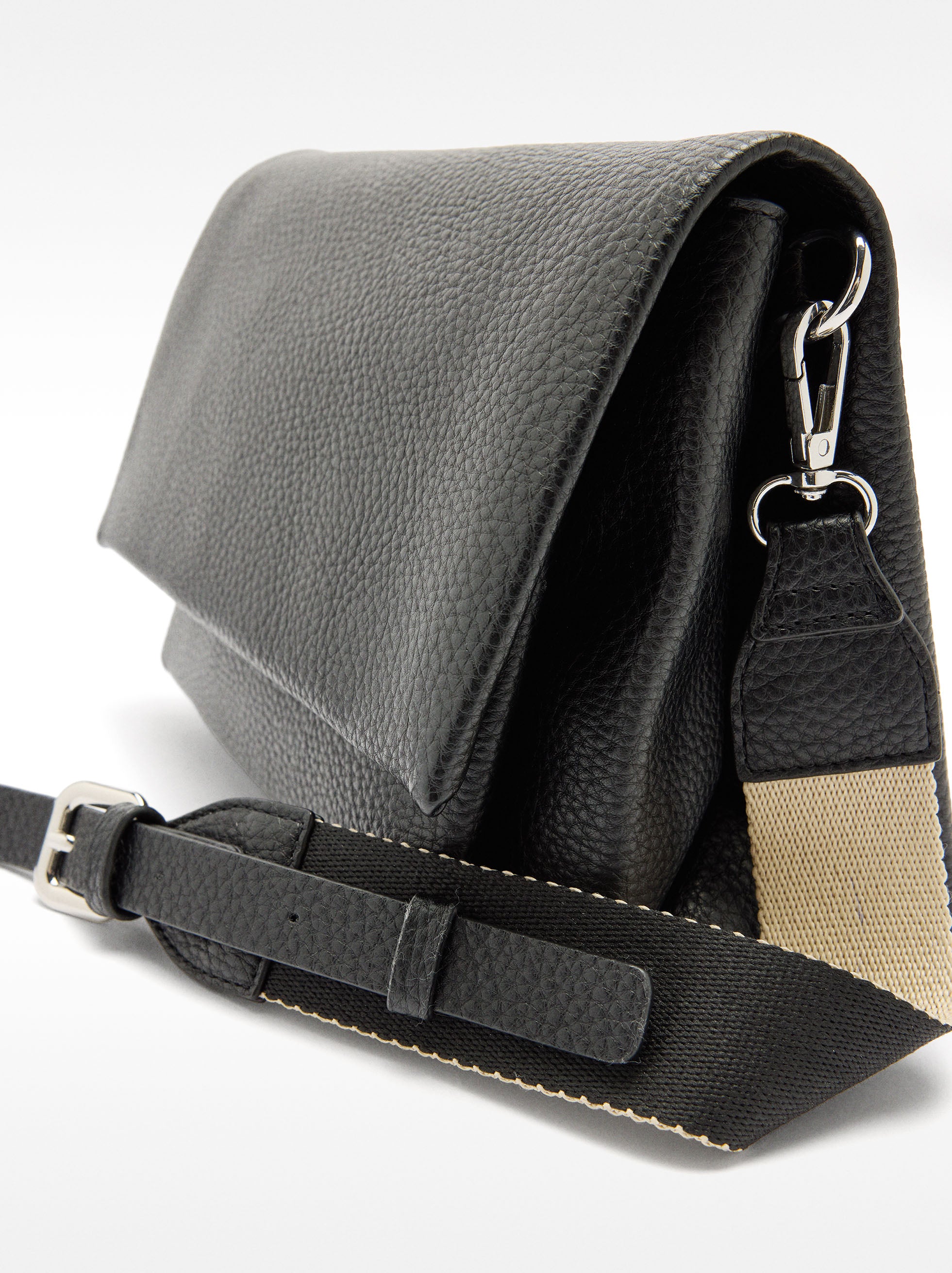 Bolso Bandolera Con Solapa