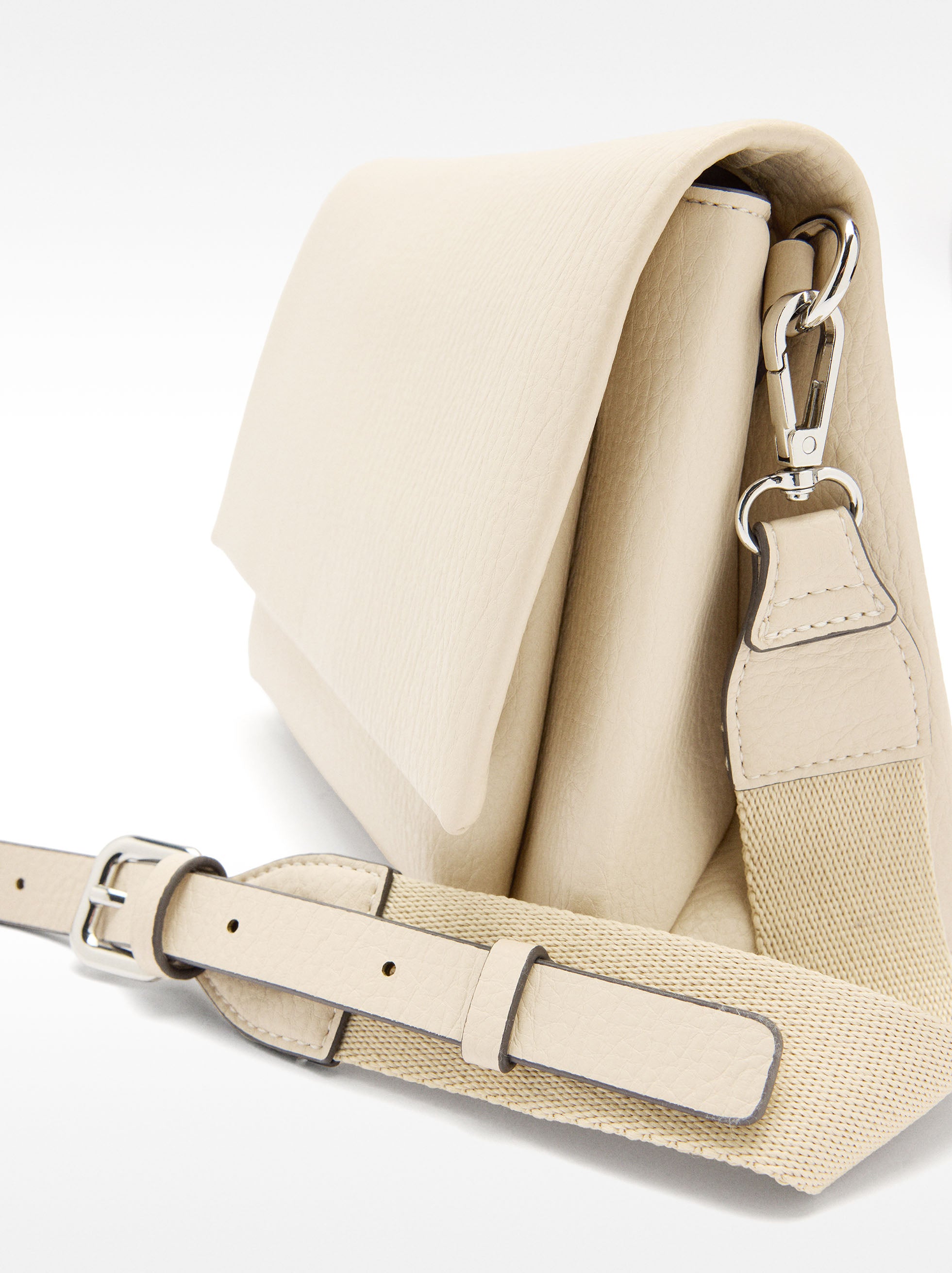 Bolso Bandolera Con Solapa