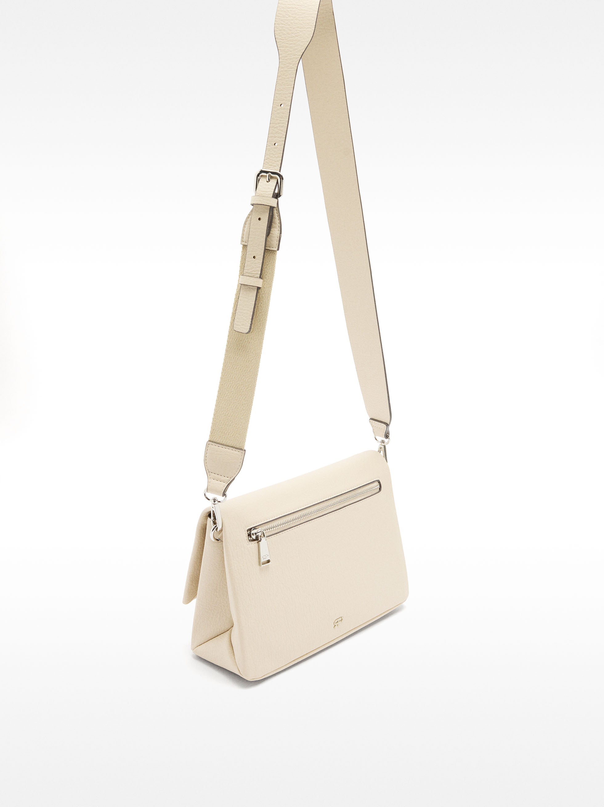 Bolso Bandolera Con Solapa