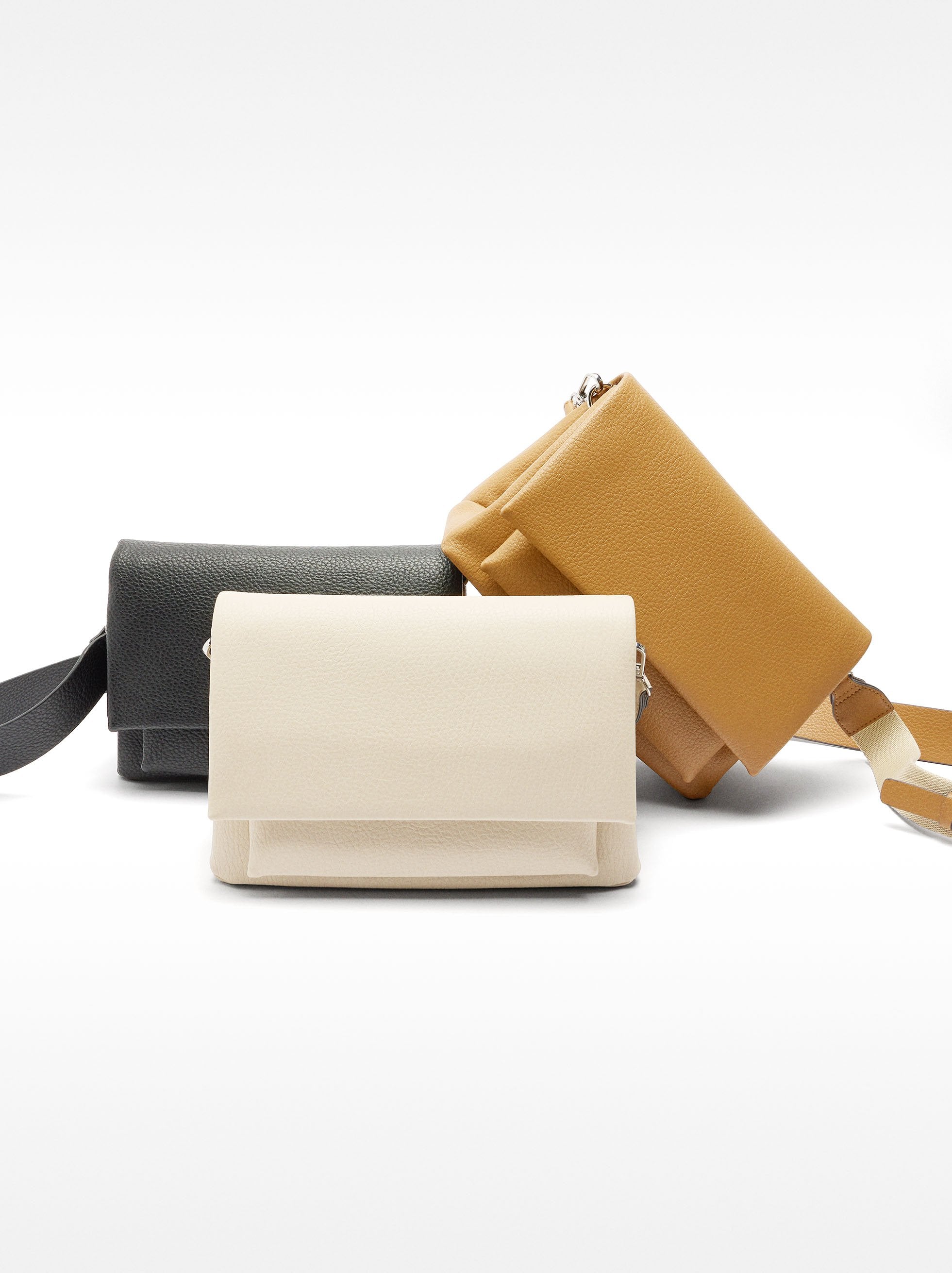 Bolso Bandolera Con Solapa
