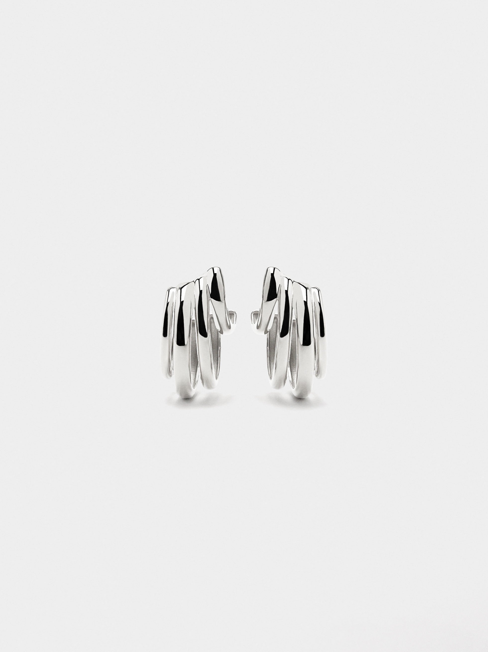 Aros Con Efecto Triple - Acero Inoxidable