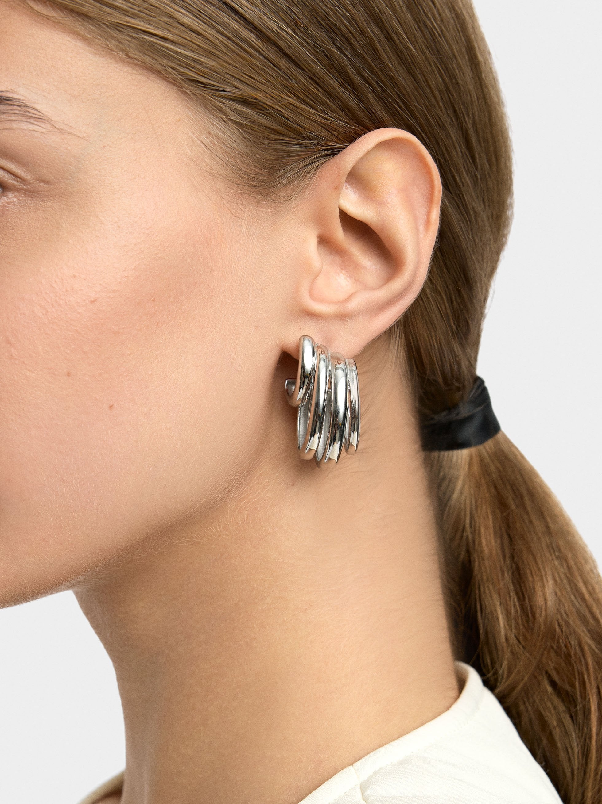 Aros Con Efecto Triple - Acero Inoxidable