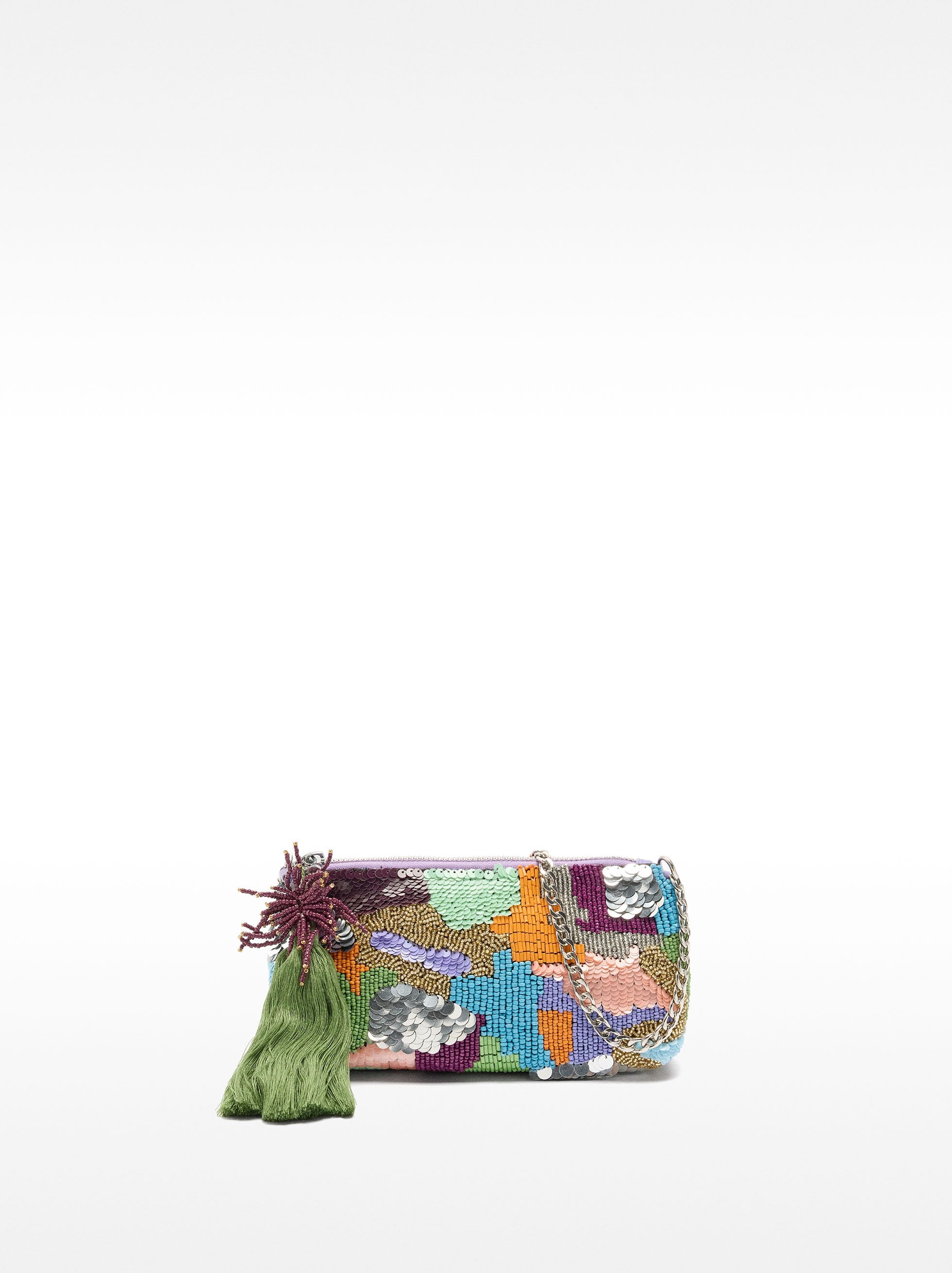 Bolso De Fiesta Con Abalorios