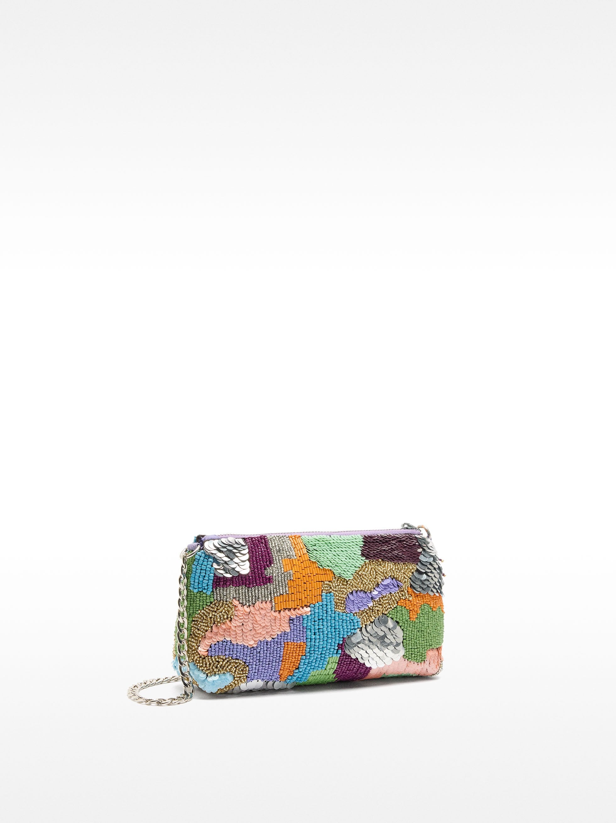 Bolso De Fiesta Con Abalorios