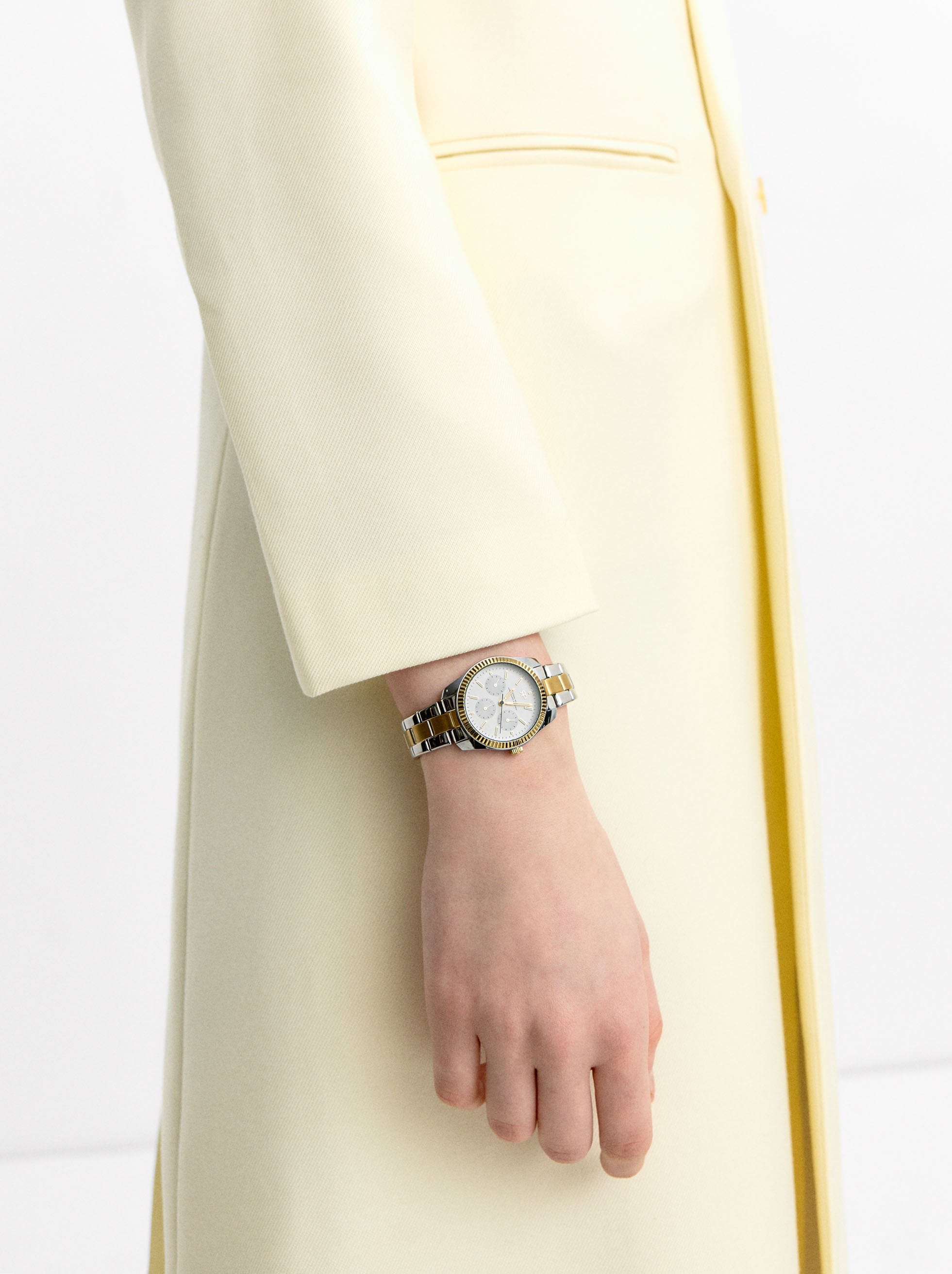 Reloj De Pulsera De Acero Inoxidable