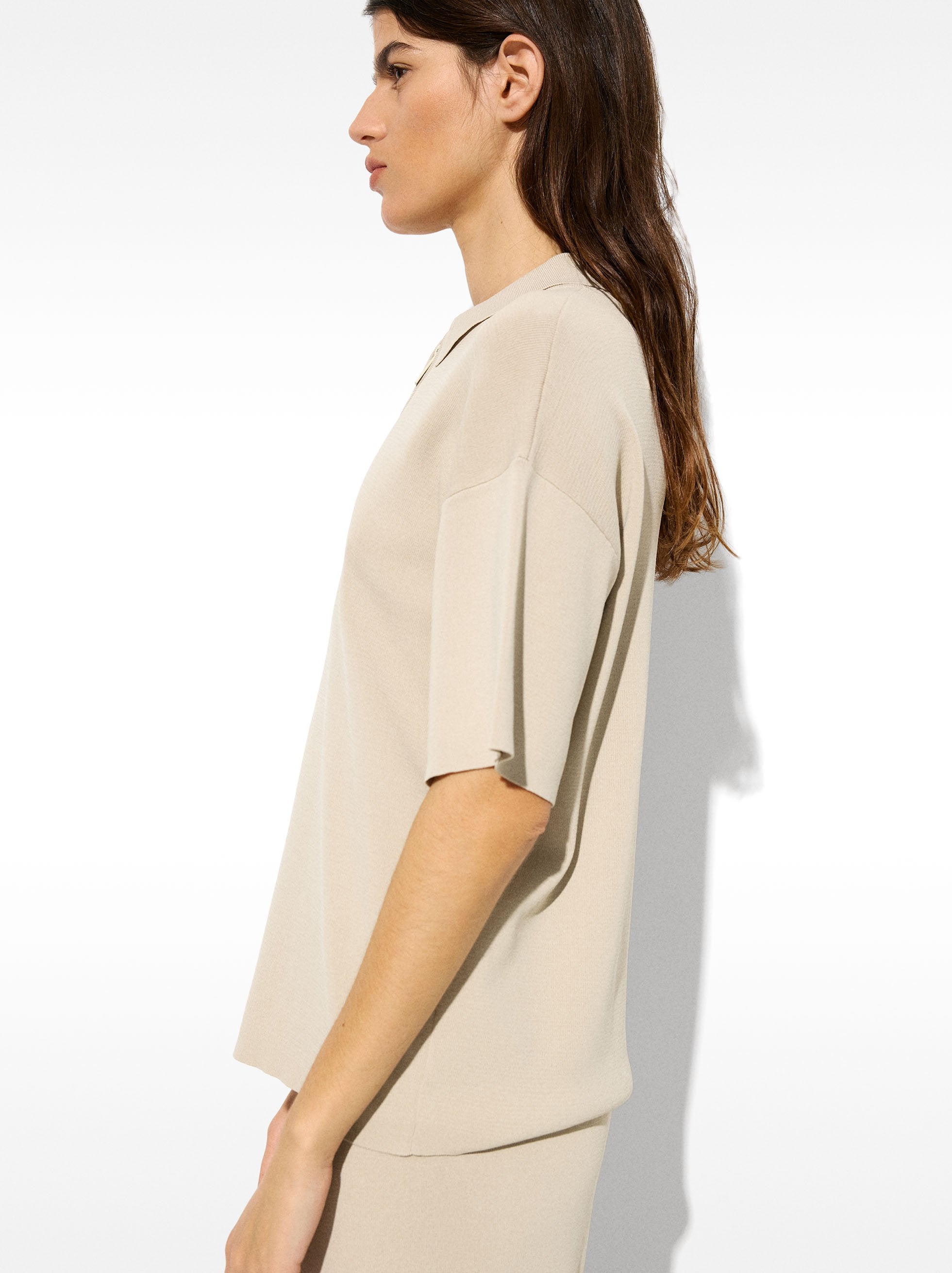 Camiseta De Cuello Polo