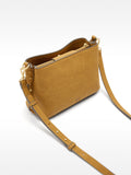 Bolso De Hombro Con Tachuelas Y Efecto Piel