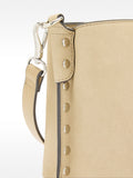 Bolso De Hombro Con Tachuelas Y Efecto Piel