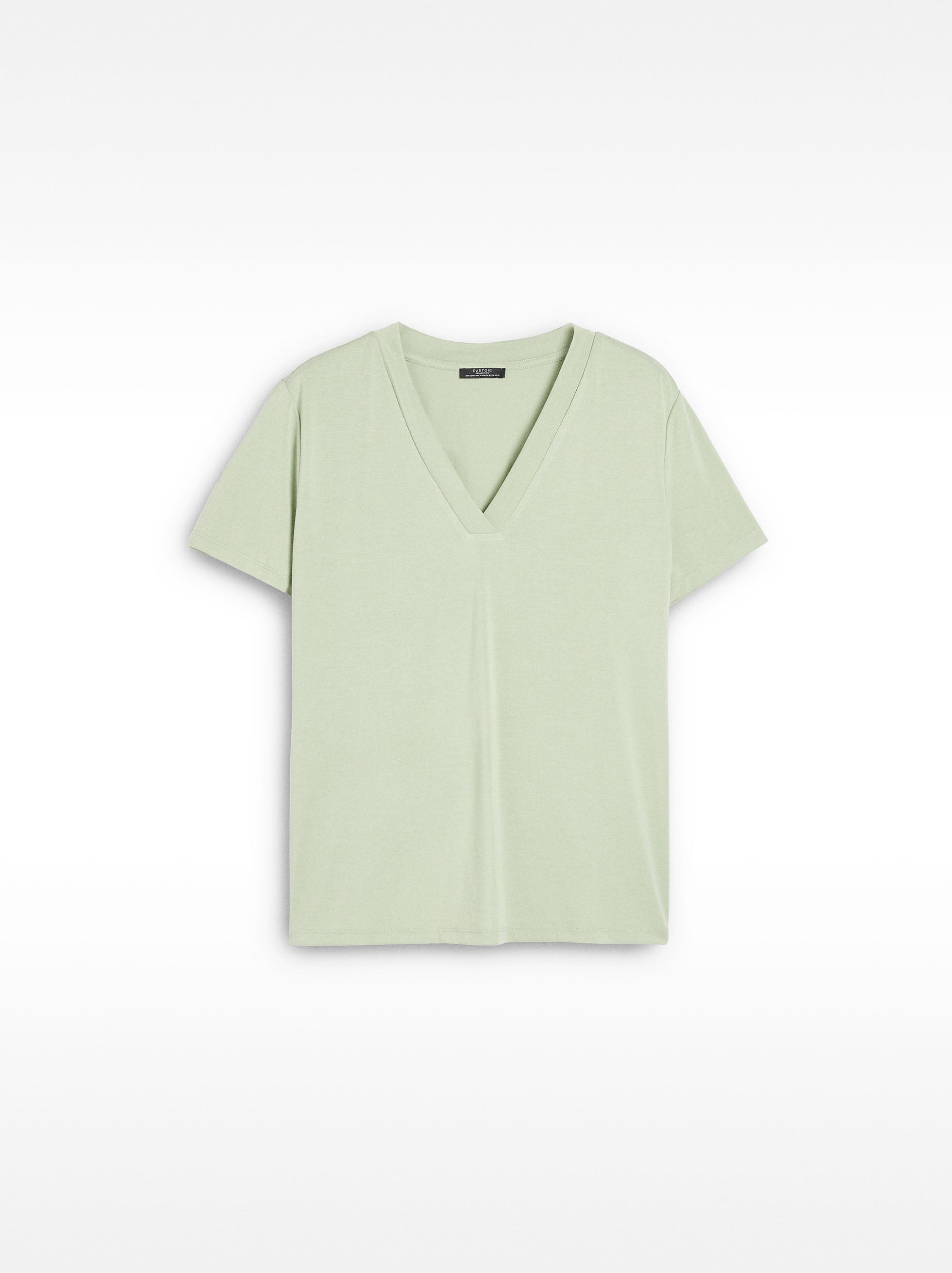 Camiseta Básica Cuello Pico