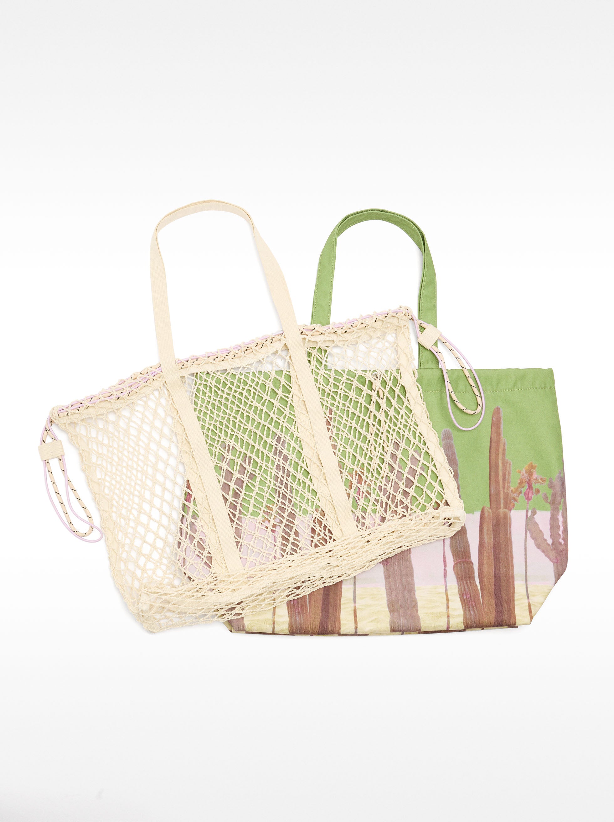Bolso De Rejilla Con Bolsa Extraíble