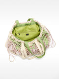 Bolso De Rejilla Con Bolsa Extraíble