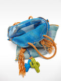 Bolso Shopper De Rejilla Con Estampado